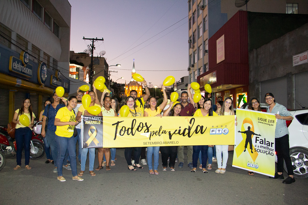 Setembro amarelo movimenta curso de Psicologia da FTC Jequié