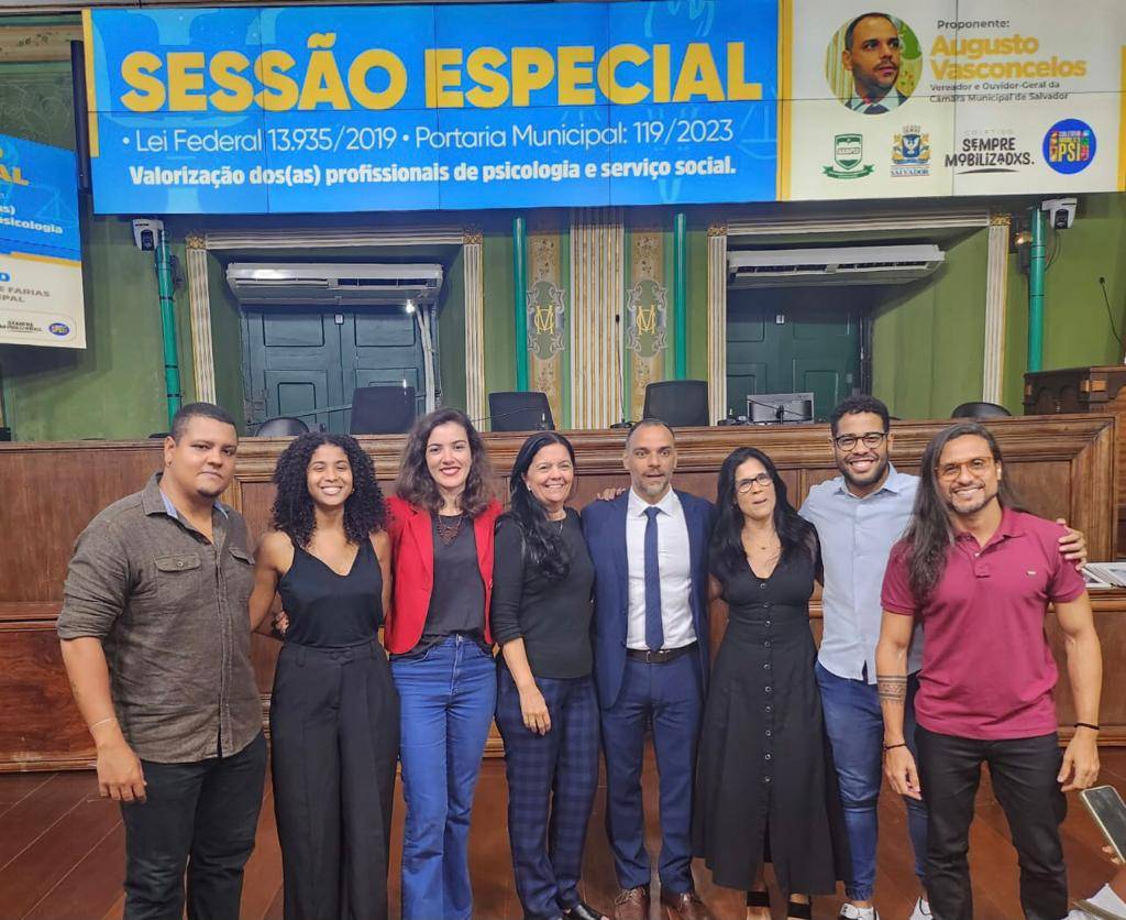 Colegiado de Psicologia de Salvador recebe homenagem na Câmara Municipal